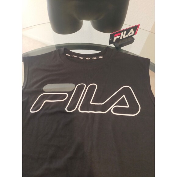 Fila Black Tank Top Shirt Size Medium Brand New! - Picture 2 of 10